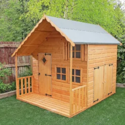 Shire 6 X 8ft Crib Kids Wooden Playhouse 11 Shire 6 X 8ft Crib Kids Wooden Playhouse -Elise Bloom 13505345 1334931991793707