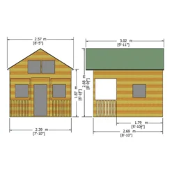 Shire 8 X 10ft Lodge Kids Wooden Playhouse 15 Shire 8 X 10ft Lodge Kids Wooden Playhouse -Elise Bloom 13505347 1064931995121082