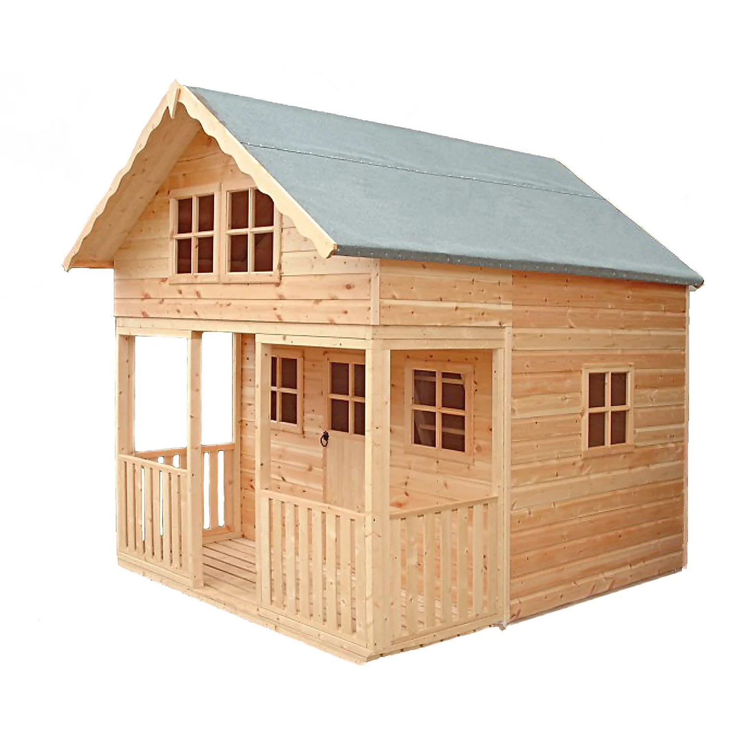 Shire 8 X 10ft Lodge Kids Wooden Playhouse 3 Shire 8 X 10ft Lodge Kids Wooden Playhouse