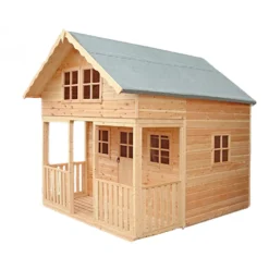Shire 8 X 10ft Lodge Kids Wooden Playhouse - Including Installation