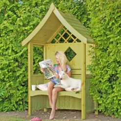 Shire 4x2ft Arum Garden Arbour 10 Shire 4x2ft Arum Garden Arbour -Elise Bloom 13505351 1254932698218683