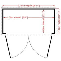 Shire 7 X 3ft Shiplap Double Door Bike Storage 13 Shire 7 X 3ft Shiplap Double Door Bike Storage -Elise Bloom 13505353 1284931992709844