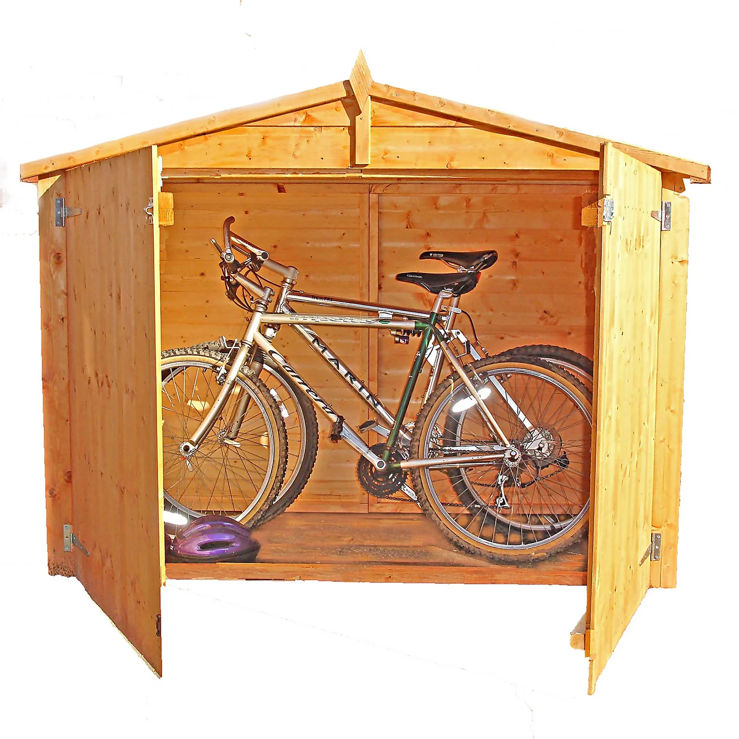 Shire 7 X 3ft Shiplap Double Door Bike Storage 3 Shire 7 X 3ft Shiplap Double Door Bike Storage