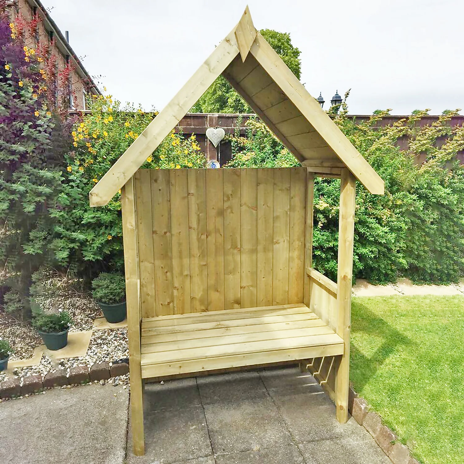Shire 4x2ft Hebe Garden Arbour 4 Shire 4x2ft Hebe Garden Arbour - Image 2