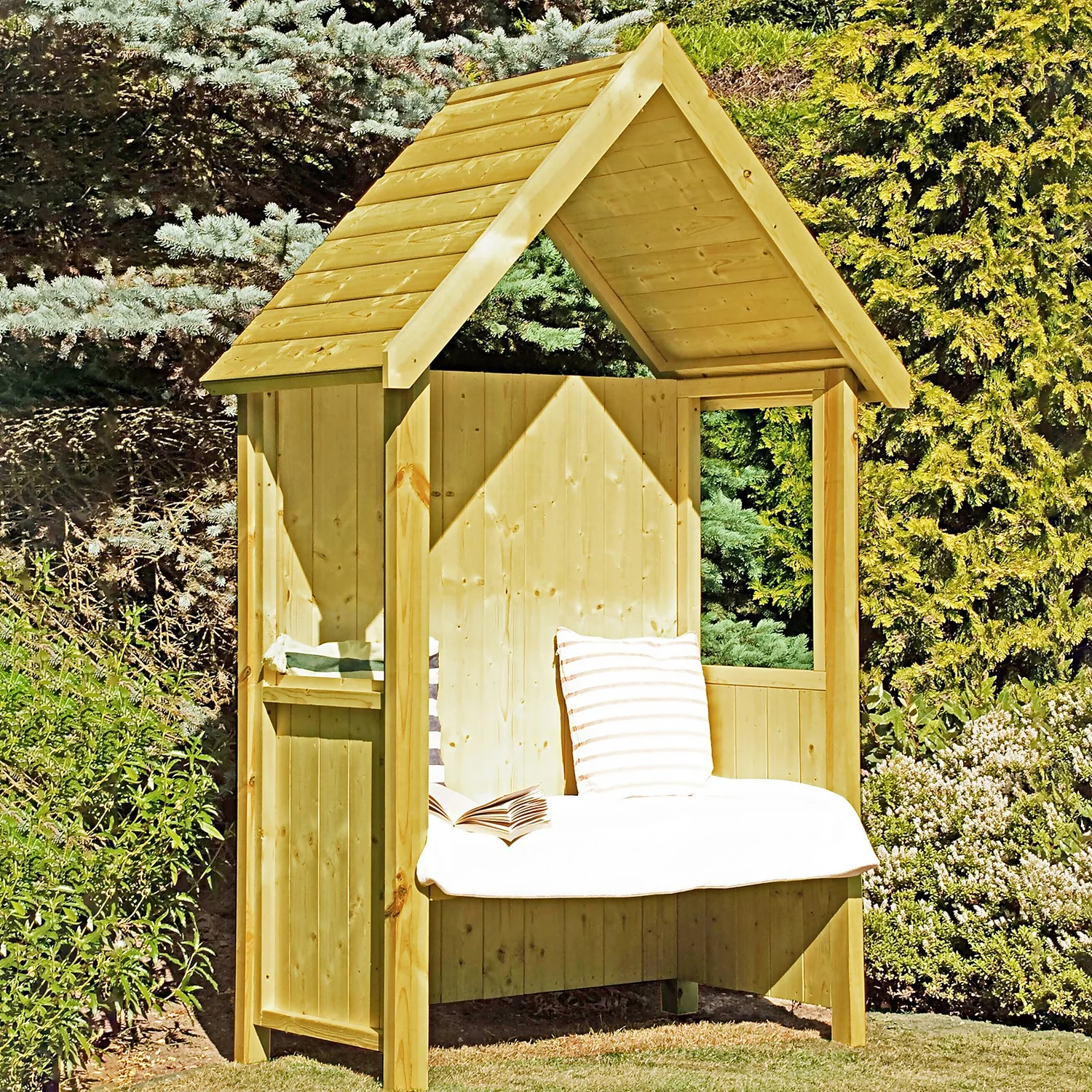 Shire 4x2ft Hebe Garden Arbour 7 Shire 4x2ft Hebe Garden Arbour - Image 5