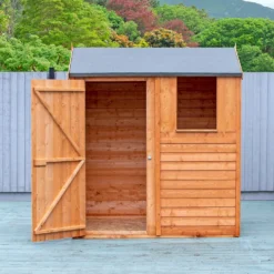 Shire 6x4ft Overlap Reverse Apex Garden Shed 19 Shire 6x4ft Overlap Reverse Apex Garden Shed -Elise Bloom 13508655 2734926473192673