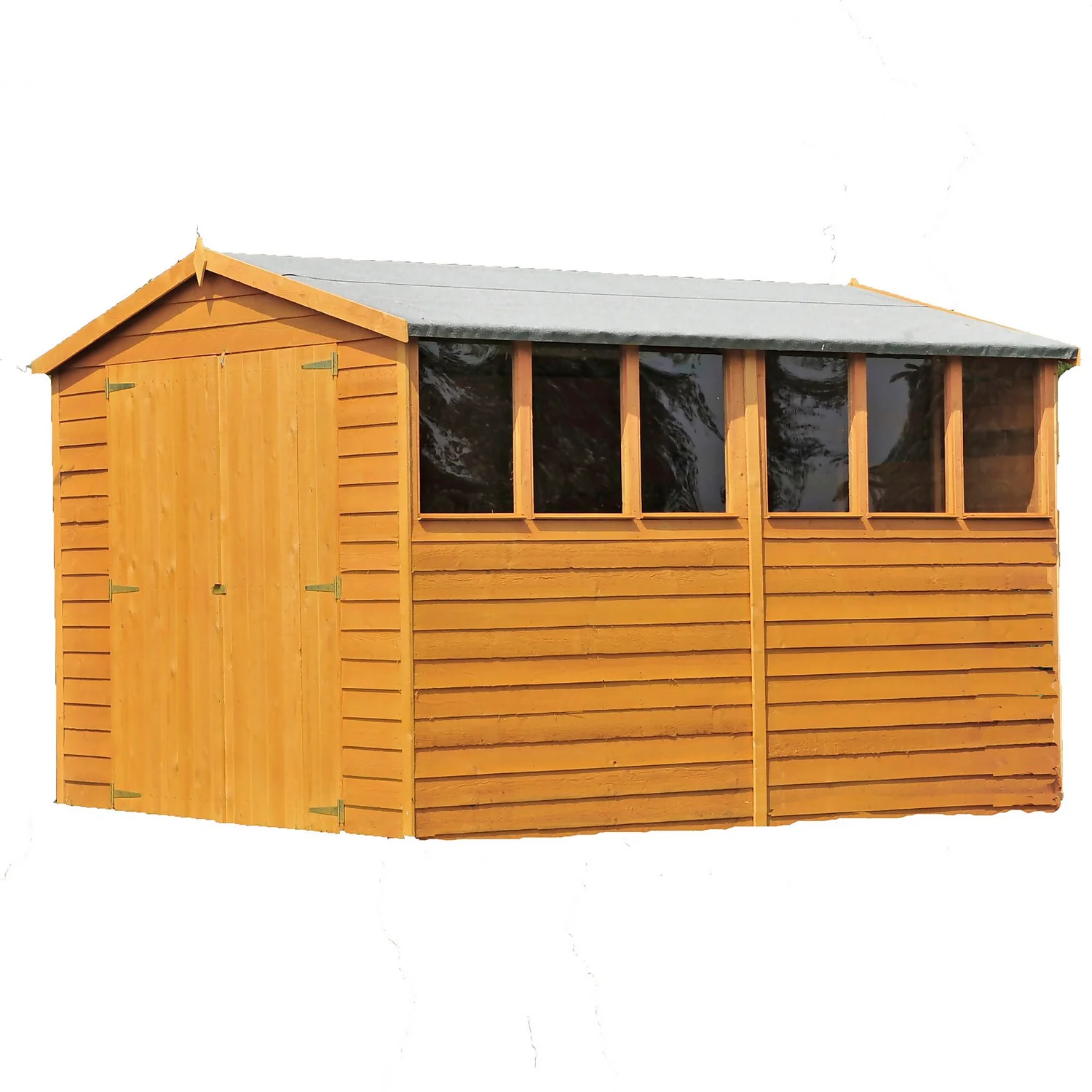 Shire 10x8ft Overlap Garden Shed - Including Installation 3 Shire 10x8ft Overlap Garden Shed - Including Installation