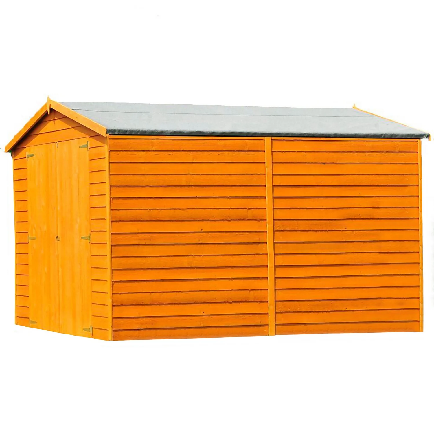 Shire 10x8 Overlap Garden Shed No Windows - Including Installation 3 Shire 10x8 Overlap Garden Shed No Windows - Including Installation