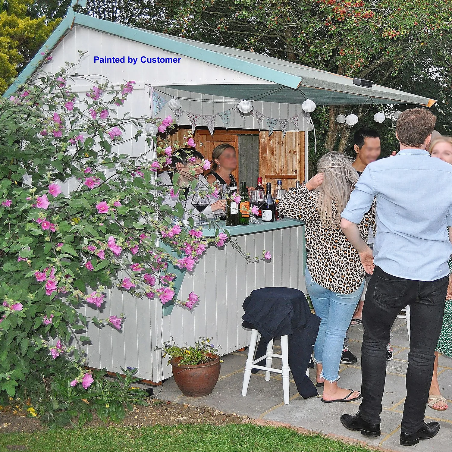 Shire 6x4ft Wooden Garden Bar 4 Shire 6x4ft Wooden Garden Bar - Image 2