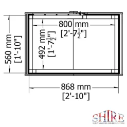 Shire Handy Garden Storage 3x2ft 13 Shire Handy Garden Storage 3x2ft -Elise Bloom 13508666 1184931200396461