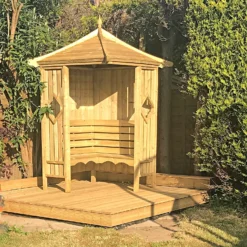 Shire 5x5 Corner Garden Arbour -Elise Bloom 13508668 2634932698255283