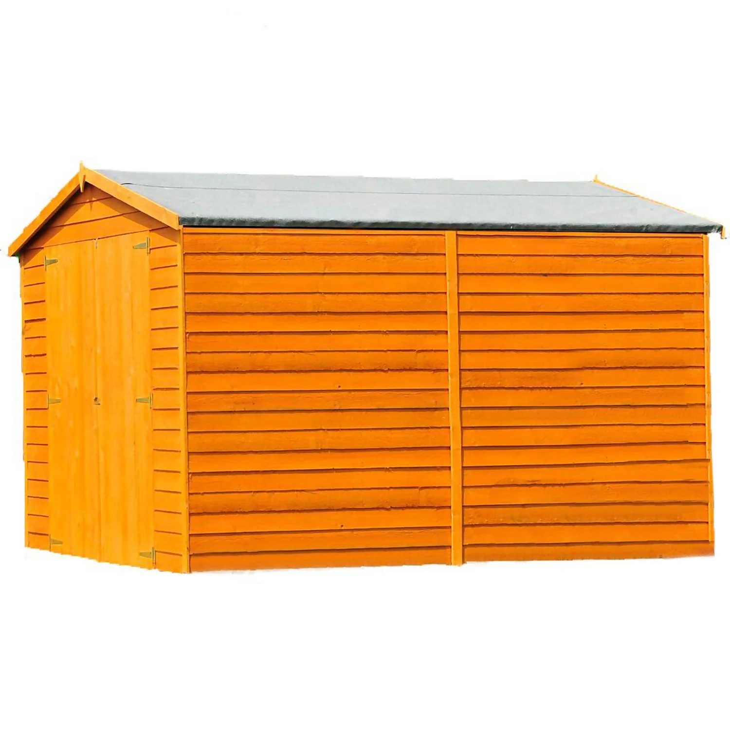 Shire 12x8ft Overlap Garden Shed No Windows - Including Installation 3 Shire 12x8ft Overlap Garden Shed No Windows - Including Installation