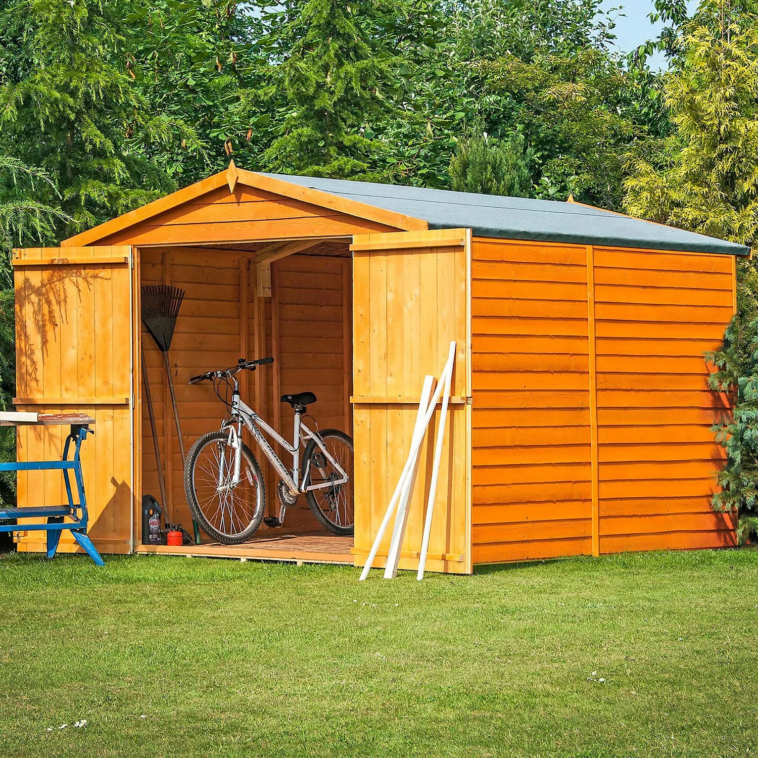 Shire 12x8ft Overlap Garden Shed No Windows - Including Installation 5 Shire 12x8ft Overlap Garden Shed No Windows - Including Installation - Image 3