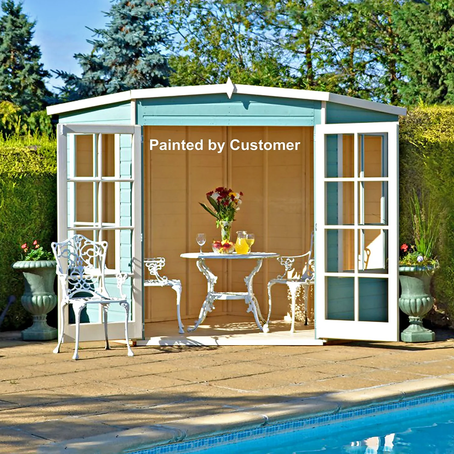 Shire 8x8ft Hampton Summerhouse - Including Installation 10 Shire 8x8ft Hampton Summerhouse - Including Installation - Image 8