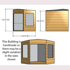 Shire 8x8ft Hampton Summerhouse - Including Installation 16 Shire 8x8ft Hampton Summerhouse - Including Installation -Elise Bloom 13508671 2764926476219274