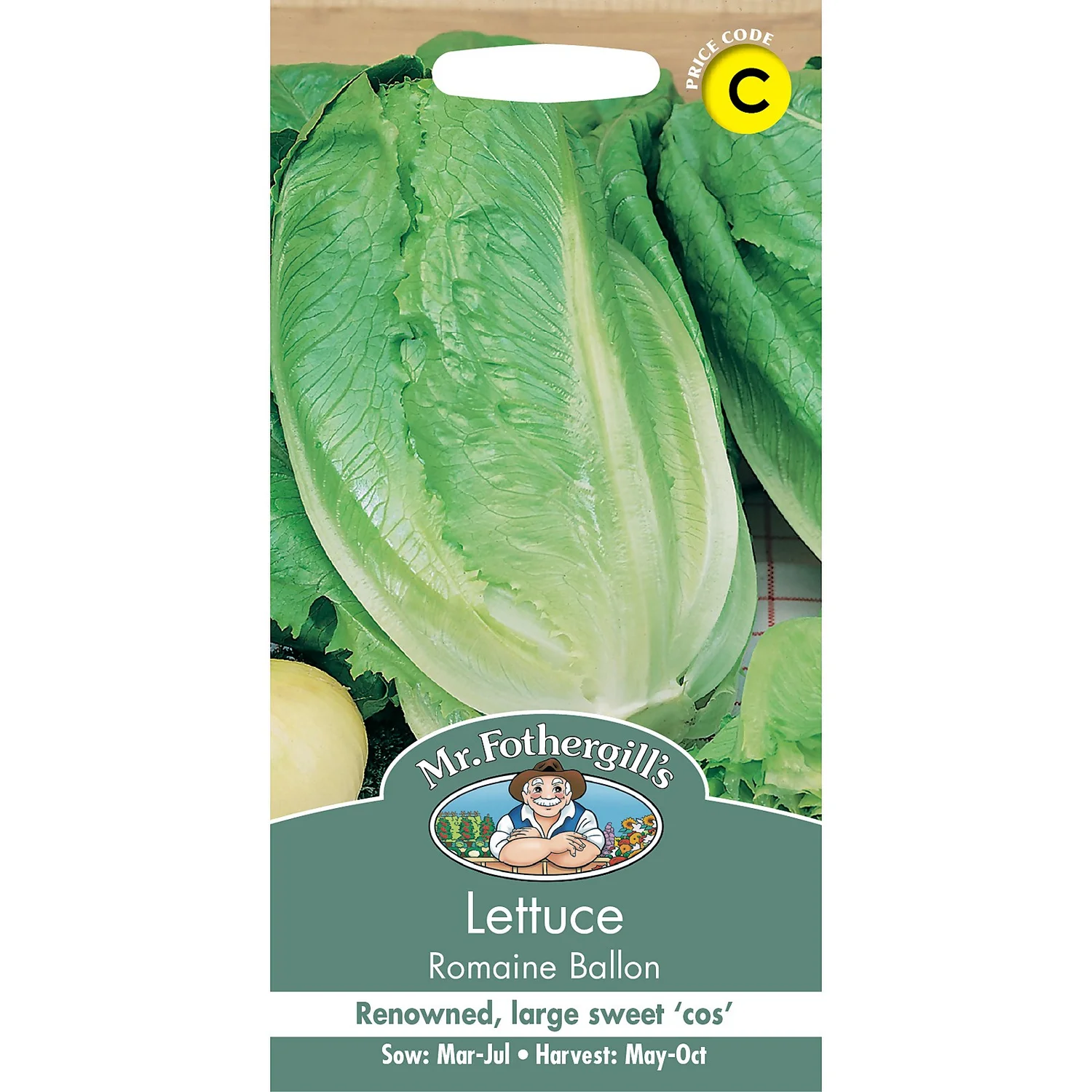 Mr. Fothergill's Lettuce Romaine Ballon Seeds 3 Mr. Fothergill's Lettuce Romaine Ballon Seeds