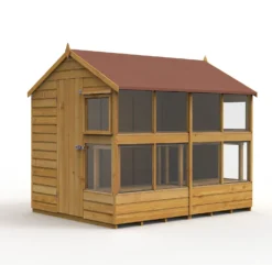 Forest Garden Shiplap Tongue & Groove Dip Treated 8x6 Wooden Potting Shed 21 Forest Garden Shiplap Tongue & Groove Dip Treated 8x6 Wooden Potting Shed -Elise Bloom 13523732 1314942343640231