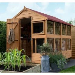 Forest Garden Shiplap Tongue & Groove Dip Treated 8x6 Wooden Potting Shed 13 Forest Garden Shiplap Tongue & Groove Dip Treated 8x6 Wooden Potting Shed -Elise Bloom 13523732 1434942343614926