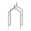 Agriframes Gothic Garden Arch - (H)2.5 X (W)1.5 X (D)0.45 M - Black 2 Agriframes Gothic Garden Arch - (H)2.5 X (W)1.5 X (D)0.45 M - Black -Elise Bloom 13526216 8714936304959347