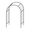 Agriframes Round Garden Arch - (H)2.3 X (W)1.5 X (D)0.45 M - Black 2 Agriframes Round Garden Arch - (H)2.3 X (W)1.5 X (D)0.45 M - Black -Elise Bloom 13526221 2834936305016923