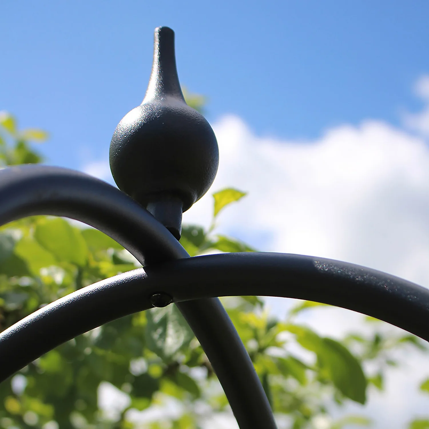 Agriframes Decorative Garden Obelisk 2m - Black 5 Agriframes Decorative Garden Obelisk 2m - Black - Image 3