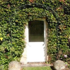 Agriframes Edwardian Garden Portico 2.1m - Black -Elise Bloom 13526260 9414936305334101