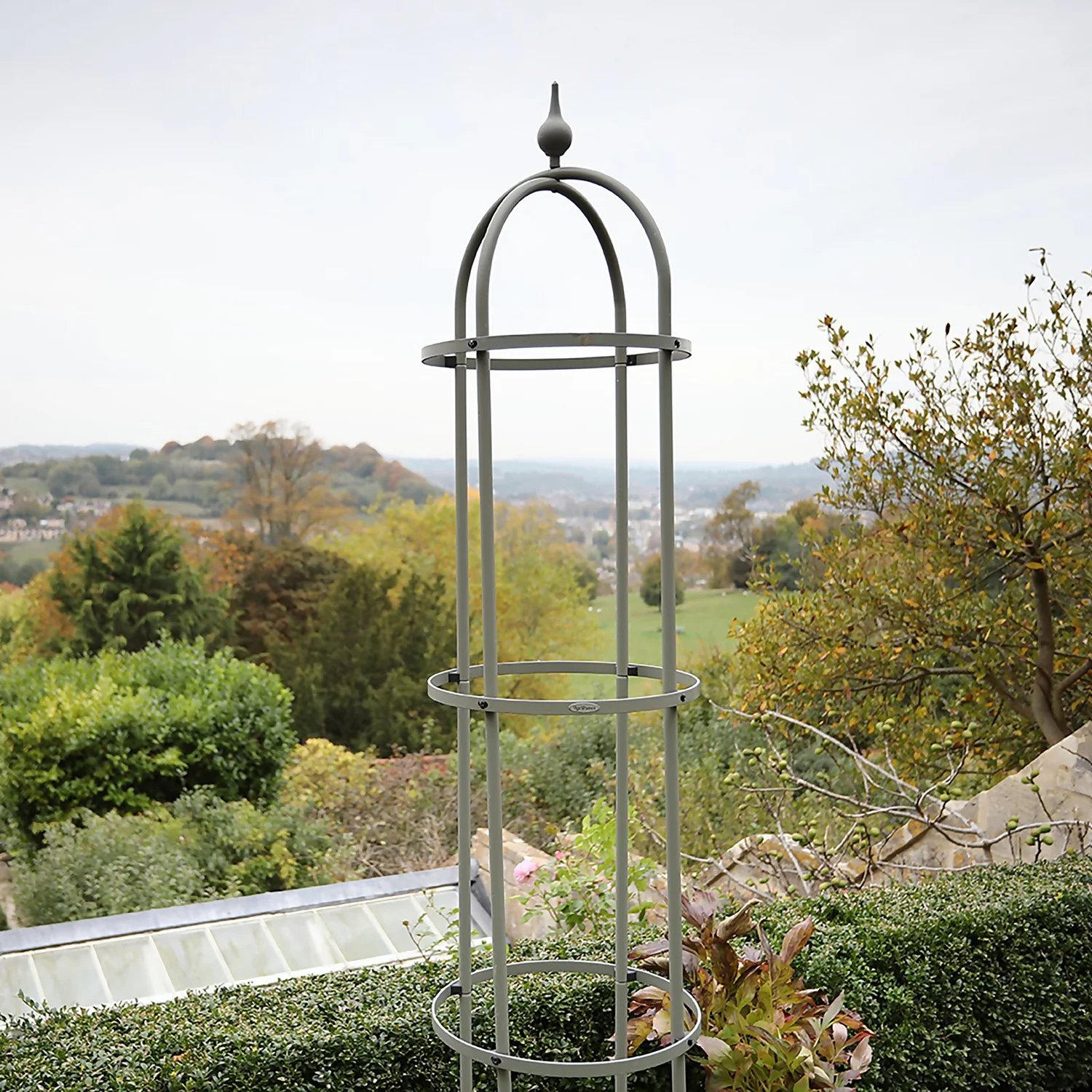 Agriframes Decorative Garden Obelisk 2.7m - Green 4 Agriframes Decorative Garden Obelisk 2.7m - Green - Image 2