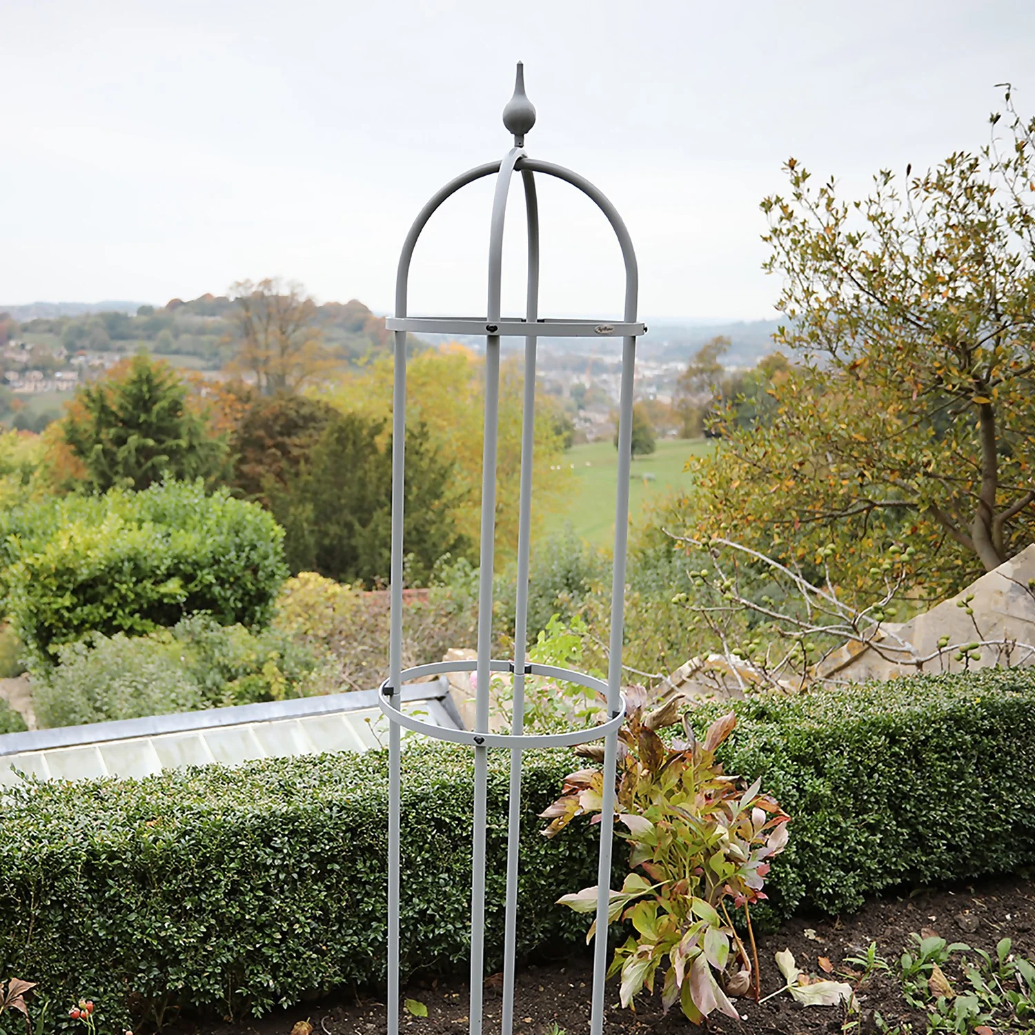 Agriframes Decorative Garden Obelisk 2m - Blue 4 Agriframes Decorative Garden Obelisk 2m - Blue - Image 2