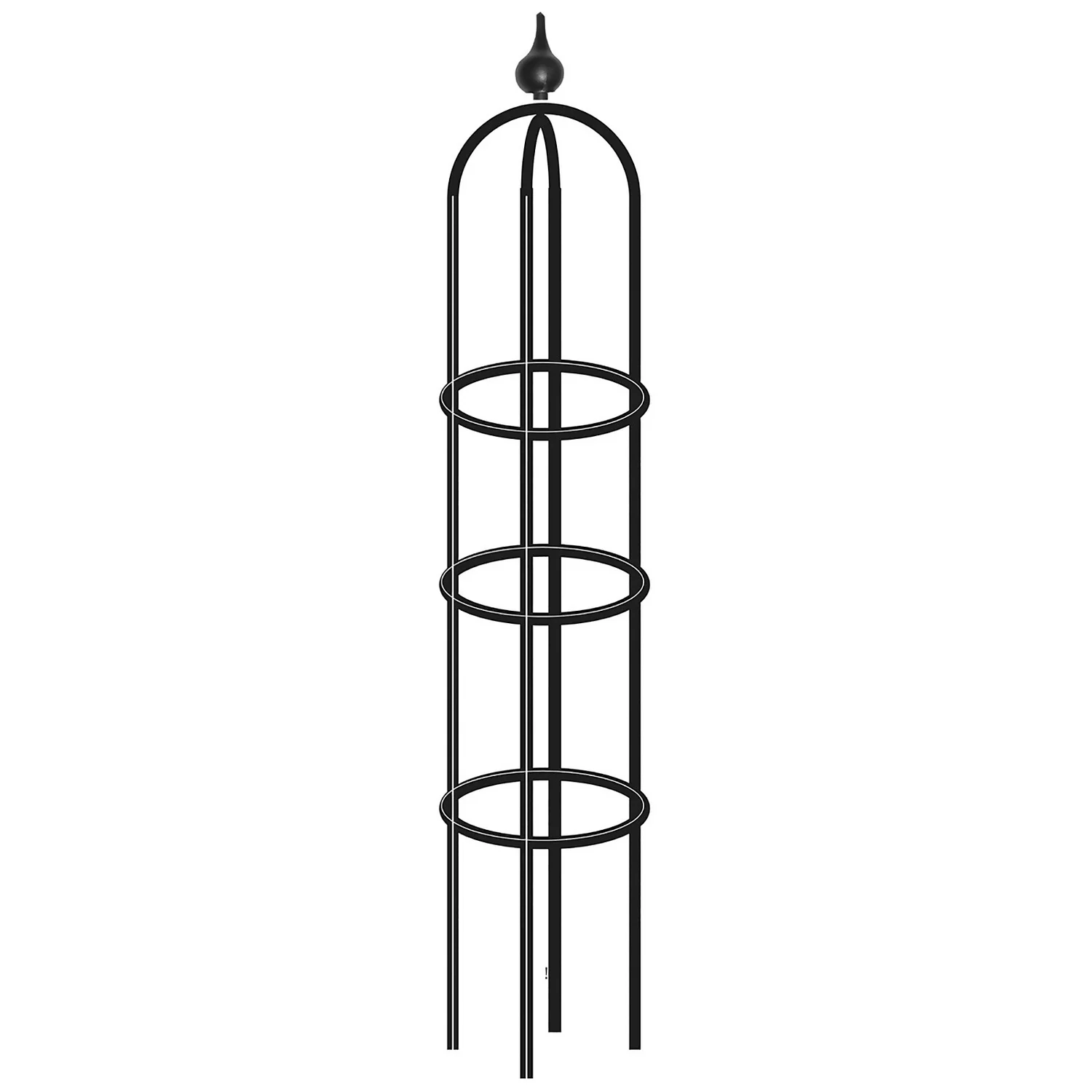 Agriframes Decorative Garden Obelisk 2.4m - Stone 3 Agriframes Decorative Garden Obelisk 2.4m - Stone