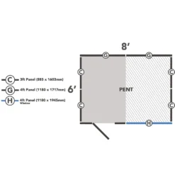 Shiplap Dip Treated 8x6ft Pent Shed 14 Shiplap Dip Treated 8x6ft Pent Shed -Elise Bloom 13529677 3604941756594393