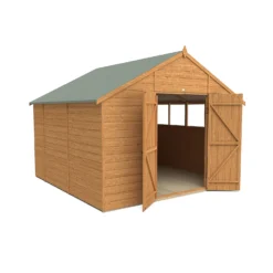 Shiplap Dip Treated 10x10ft Apex Shed - Double Door 21 Shiplap Dip Treated 10x10ft Apex Shed - Double Door -Elise Bloom 13529681 1274941756292305