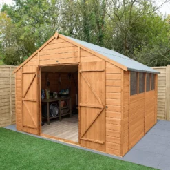 Shiplap Dip Treated 10x10ft Apex Shed - Double Door 13 Shiplap Dip Treated 10x10ft Apex Shed - Double Door -Elise Bloom 13529681 2174941755782236