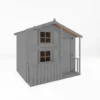 Country Living 8ft X 6ft Premium Colton Double Storey Playhouse With Veranda Painted + Installation - Thorpe Towers Grey 2 Country Living 8ft X 6ft Premium Colton Double Storey Playhouse With Veranda Painted + Installation - Thorpe Towers Grey -Elise Bloom 13554905 7135012834336424