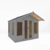 Country Living Premium Hatton 8ft X 8ft Contemporary Summerhouse Painted + Installation - Thorpe Tower Grey