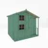 Country Living 8ft X 6ft Premium Colton Double Storey Playhouse With Veranda Painted + Installation - Aurora Green 2 Country Living 8ft X 6ft Premium Colton Double Storey Playhouse With Veranda Painted + Installation - Aurora Green -Elise Bloom 13554908 1815012834330967