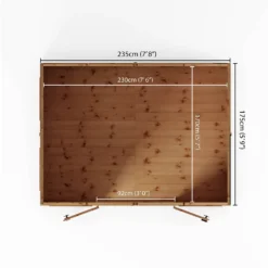Country Living Premium Hatton 6ft X 8ft Contemporary Summerhouse Painted + Installation - Aurora Green 16 Country Living Premium Hatton 6ft X 8ft Contemporary Summerhouse Painted + Installation - Aurora Green -Elise Bloom 13554915 1784949332214091