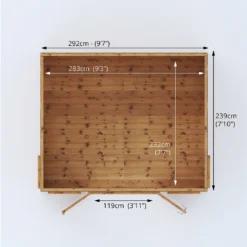 Country Living Premium Langham 10ft X 8ft Curved Roof Summerhouse Painted + Installation - Aurora Green -Elise Bloom 13554923 7434945631570733