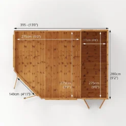 Country Living Premium Ribble 9ft X 13ft Corner Summerhouse With Side Shed Painted + Installation - Thorpe Towers Grey 16 Country Living Premium Ribble 9ft X 13ft Corner Summerhouse With Side Shed Painted + Installation - Thorpe Towers Grey -Elise Bloom 13554934 1514945632385833