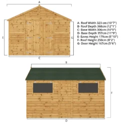 Mercia 12ft X 10ft Premium Shiplap Modular Workshop Shed 18 Mercia 12ft X 10ft Premium Shiplap Modular Workshop Shed -Elise Bloom 13555747 1224949336618862