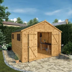 Mercia 12ft X 10ft Premium Shiplap Modular Workshop Shed 20 Mercia 12ft X 10ft Premium Shiplap Modular Workshop Shed -Elise Bloom 13555747 3374949336736384