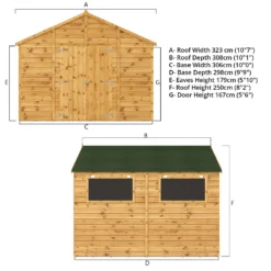 Mercia 10ft X 10ft Premium Shiplap Modular Workshop Shed 13 Mercia 10ft X 10ft Premium Shiplap Modular Workshop Shed -Elise Bloom 13555749 1034937167977546
