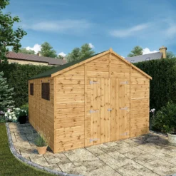 Mercia 12ft X 10ft Premium Shiplap Modular Workshop Shed - Including Installation -Elise Bloom 13555750 1404949333384868