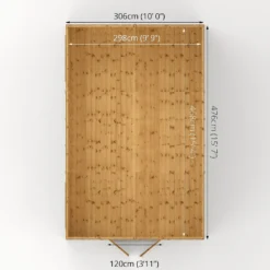 Mercia 16ft X 10ft Premium Shiplap Modular Workshop Shed - Including Installation 19 Mercia 16ft X 10ft Premium Shiplap Modular Workshop Shed - Including Installation -Elise Bloom 13555753 1644949338126845