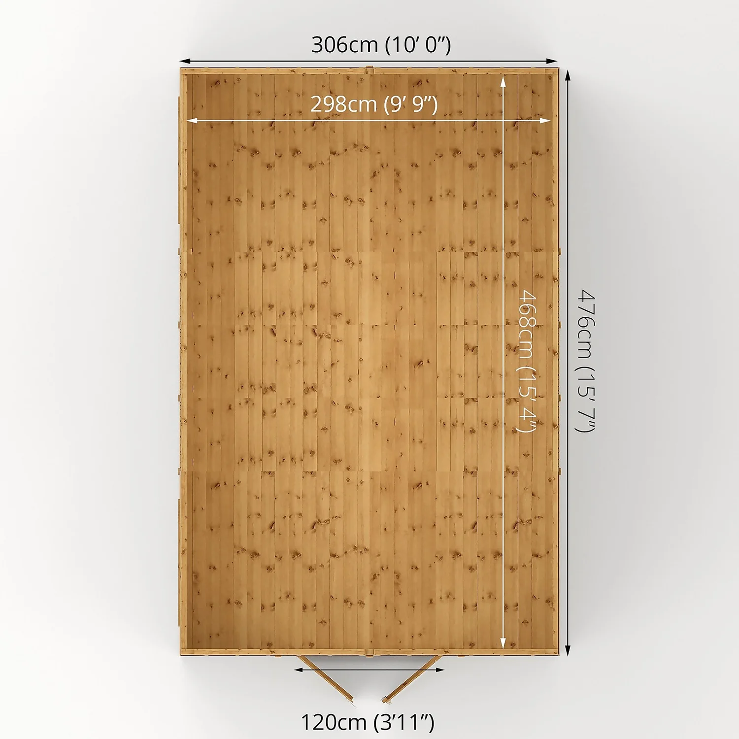 Mercia 16ft X 10ft Premium Shiplap Modular Workshop Shed - Including Installation 10 Mercia 16ft X 10ft Premium Shiplap Modular Workshop Shed - Including Installation - Image 8