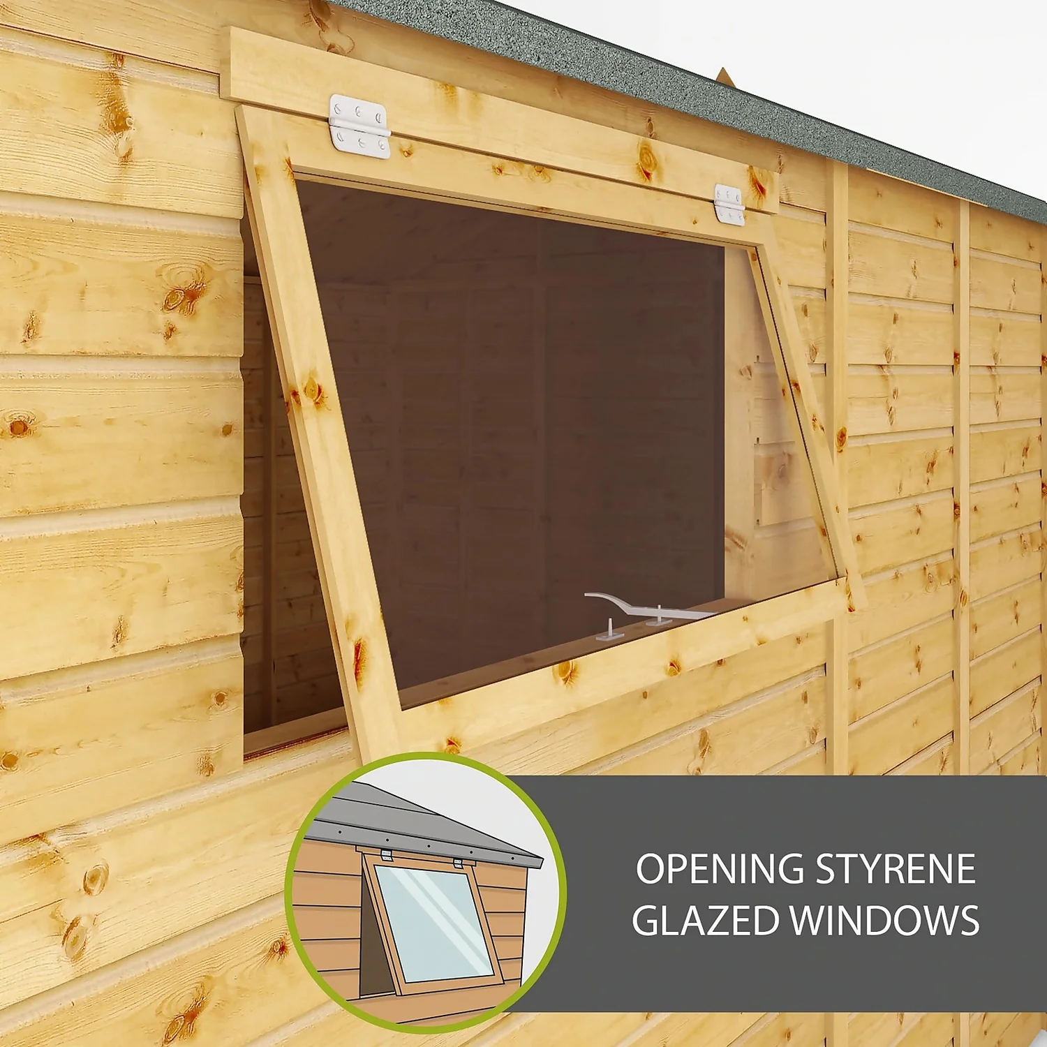 Mercia 16ft X 10ft Premium Shiplap Modular Workshop Shed - Including Installation 5 Mercia 16ft X 10ft Premium Shiplap Modular Workshop Shed - Including Installation - Image 3