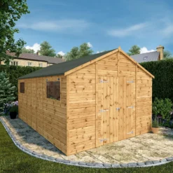 Mercia 16ft X 10ft Premium Shiplap Modular Workshop Shed - Including Installation 13 Mercia 16ft X 10ft Premium Shiplap Modular Workshop Shed - Including Installation -Elise Bloom 13555753 1854949337663132