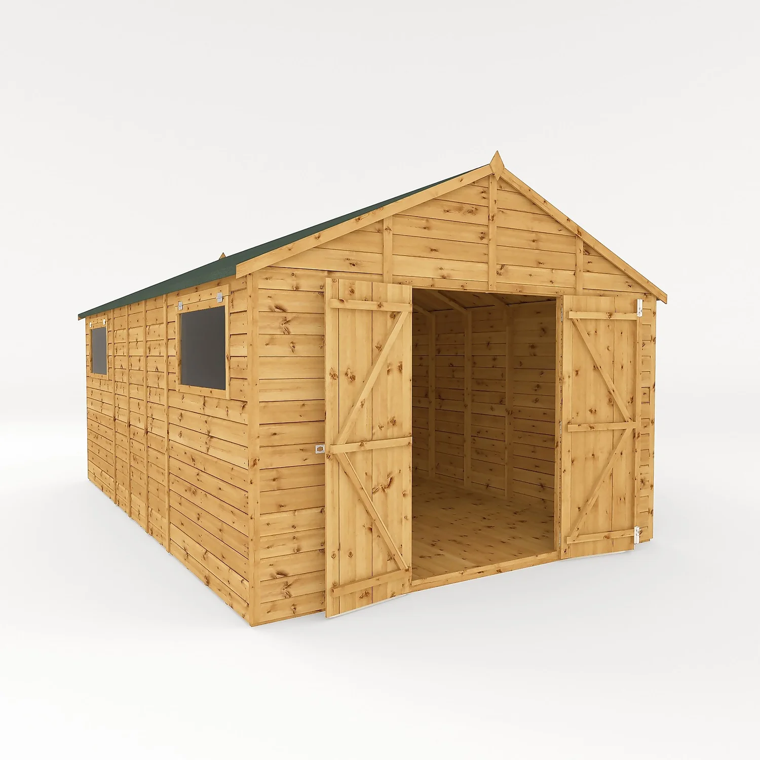 Mercia 16ft X 10ft Premium Shiplap Modular Workshop Shed - Including Installation 12 Mercia 16ft X 10ft Premium Shiplap Modular Workshop Shed - Including Installation - Image 10