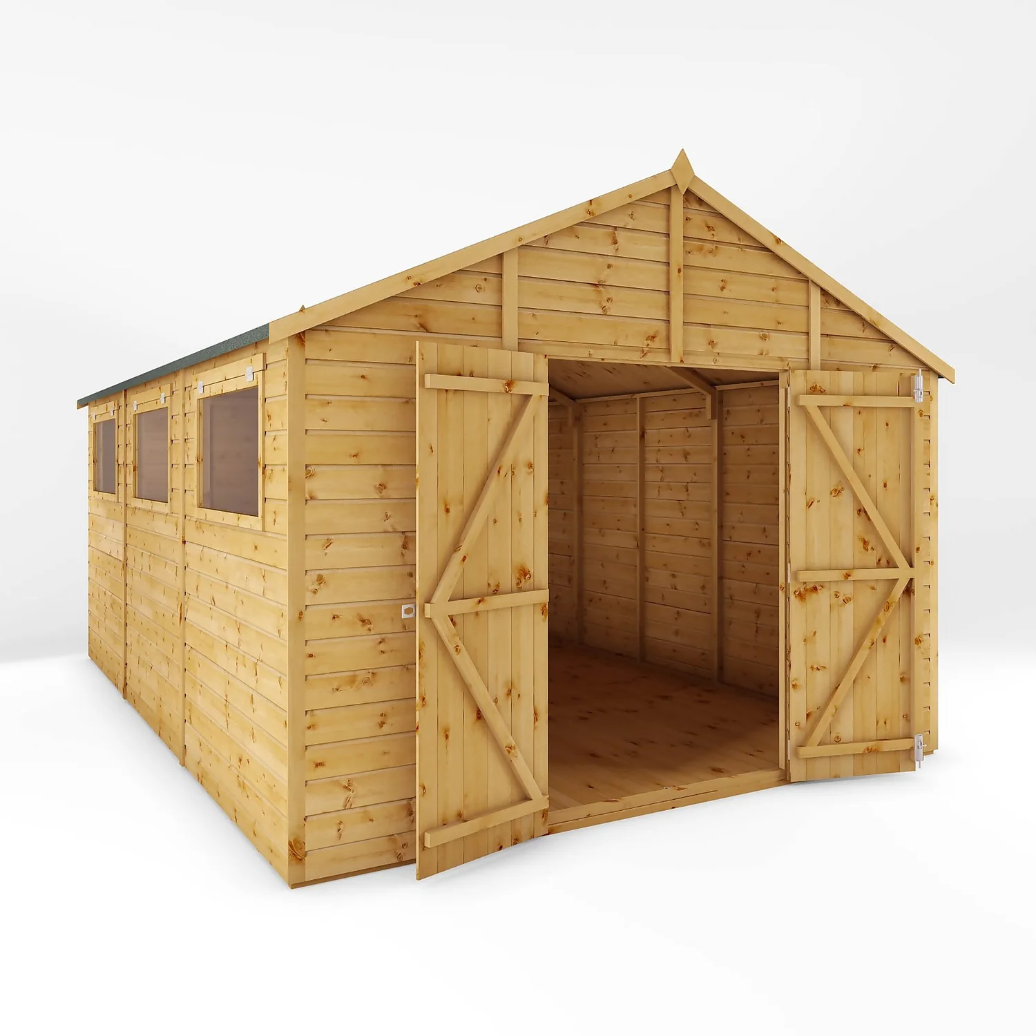 Mercia 15ft X 10ft Premium Shiplap Modular Workshop Shed 12 Mercia 15ft X 10ft Premium Shiplap Modular Workshop Shed - Image 10