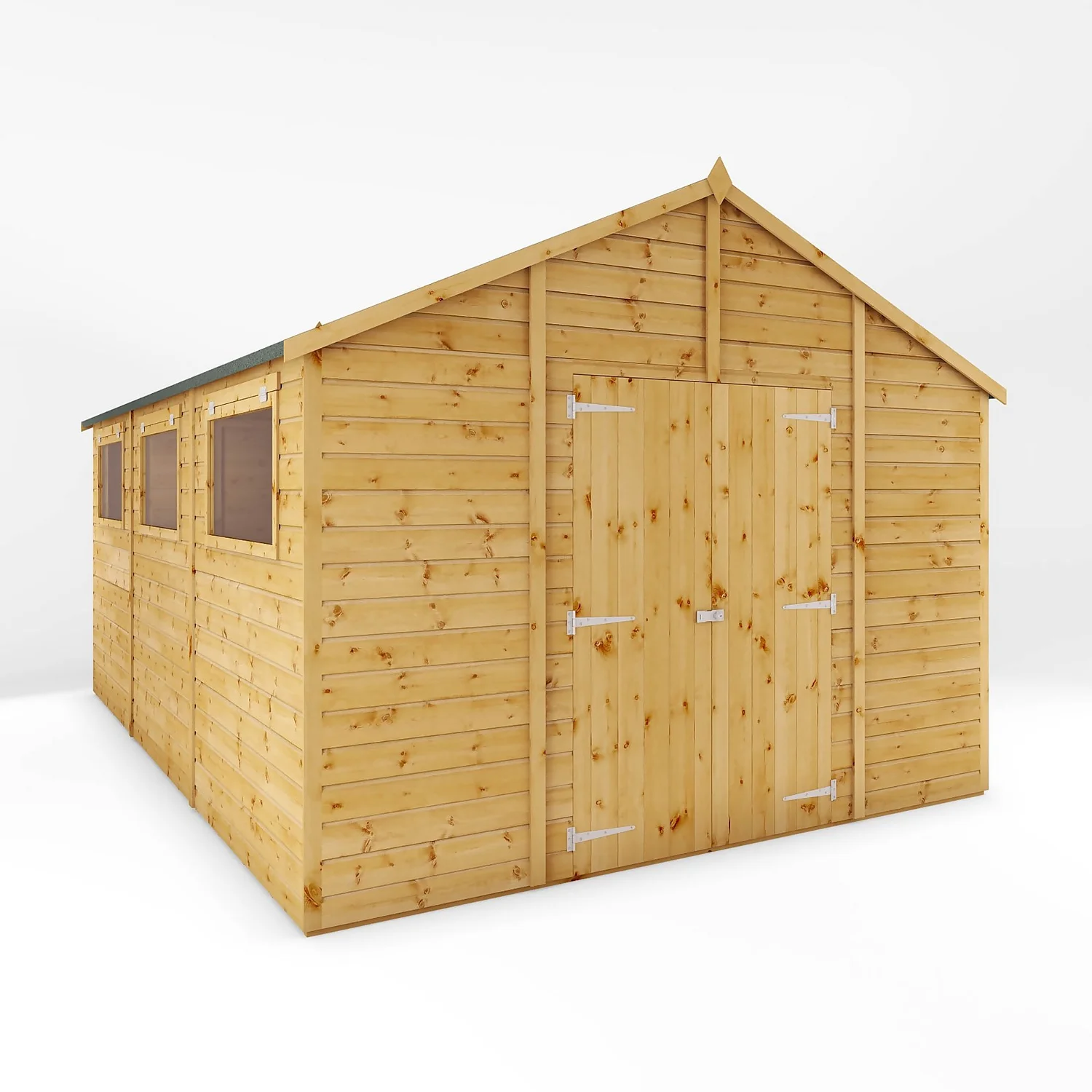Mercia 15ft X 10ft Premium Shiplap Modular Workshop Shed 3 Mercia 15ft X 10ft Premium Shiplap Modular Workshop Shed