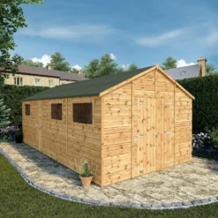 Mercia 20ft X 10ft Premium Shiplap Modular Workshop Shed -Elise Bloom 13555758 1064949333863182